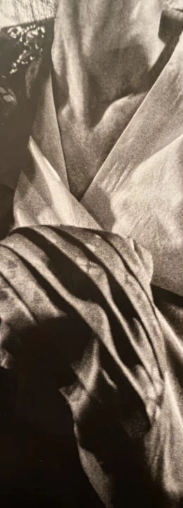 Detail of folded fabric